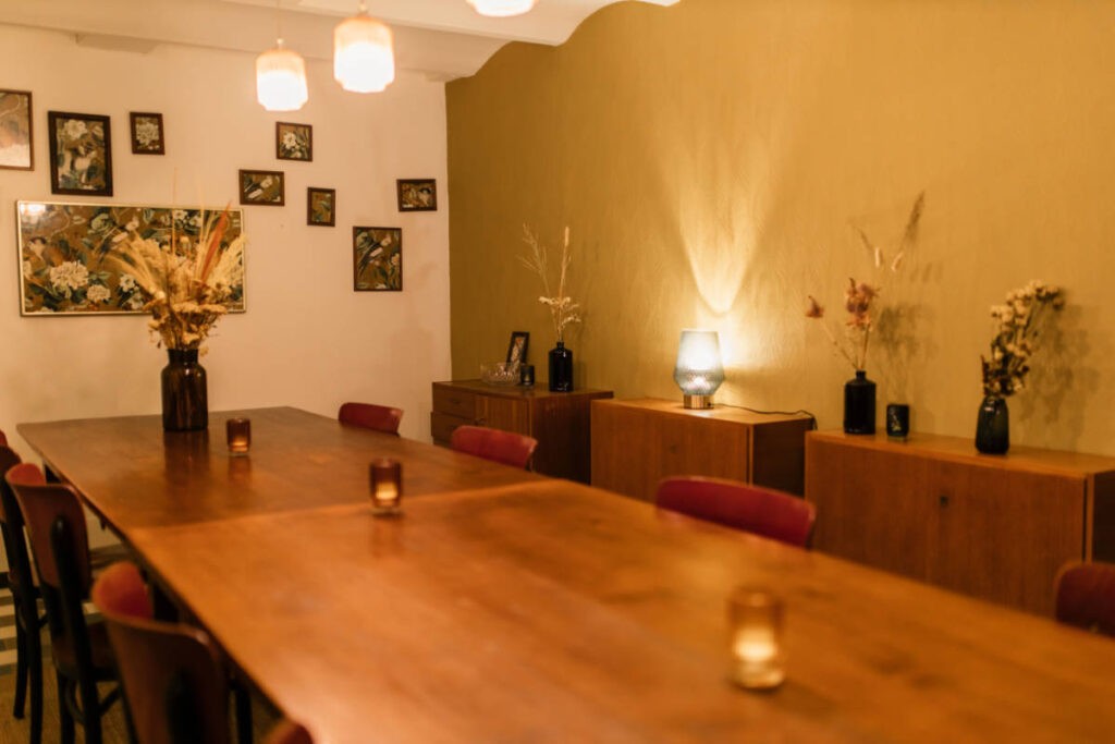 kleine zaal huren voor workshops of private dining